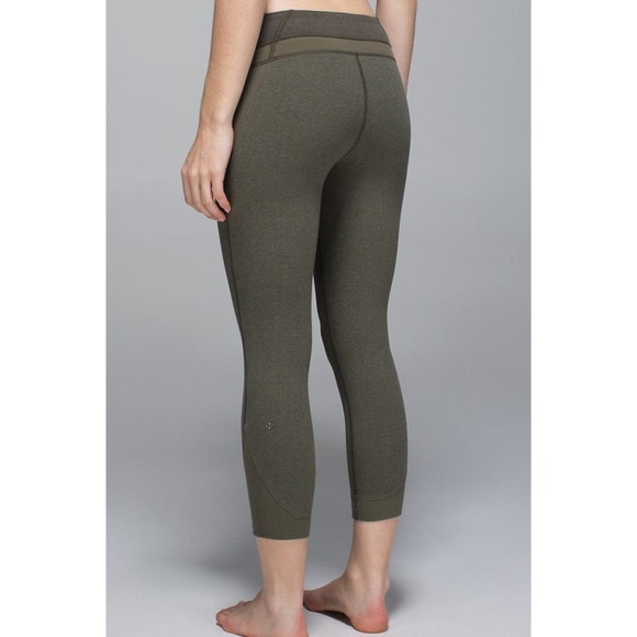lululemon athletica Pants - Lulu Refine Wee Stripe Fatigue Green Army Olive 4
